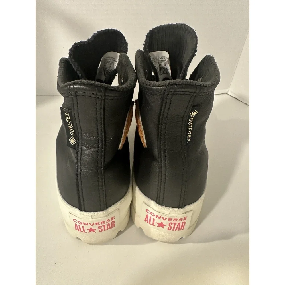 Converse Chuck Taylor Lugged Winter Hi Black Gore-Tex GTX Shoes Boots SIZE 5 - Picture 6 of 10